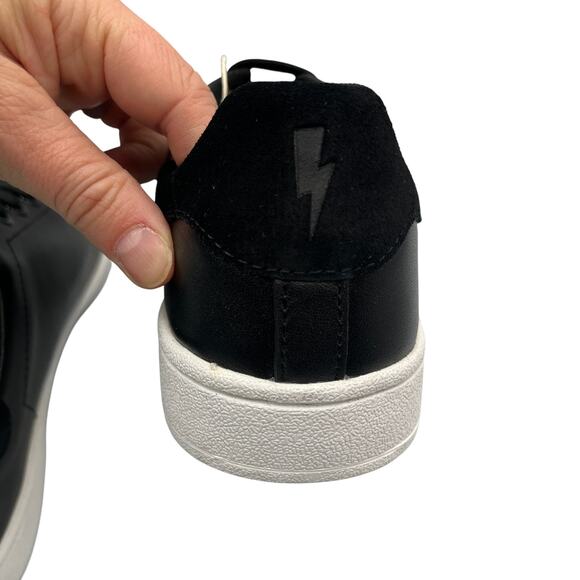 Neil Barrett Leather Low Top Sneakers Black Size EU 38 US 8 - Picture 11 of 15